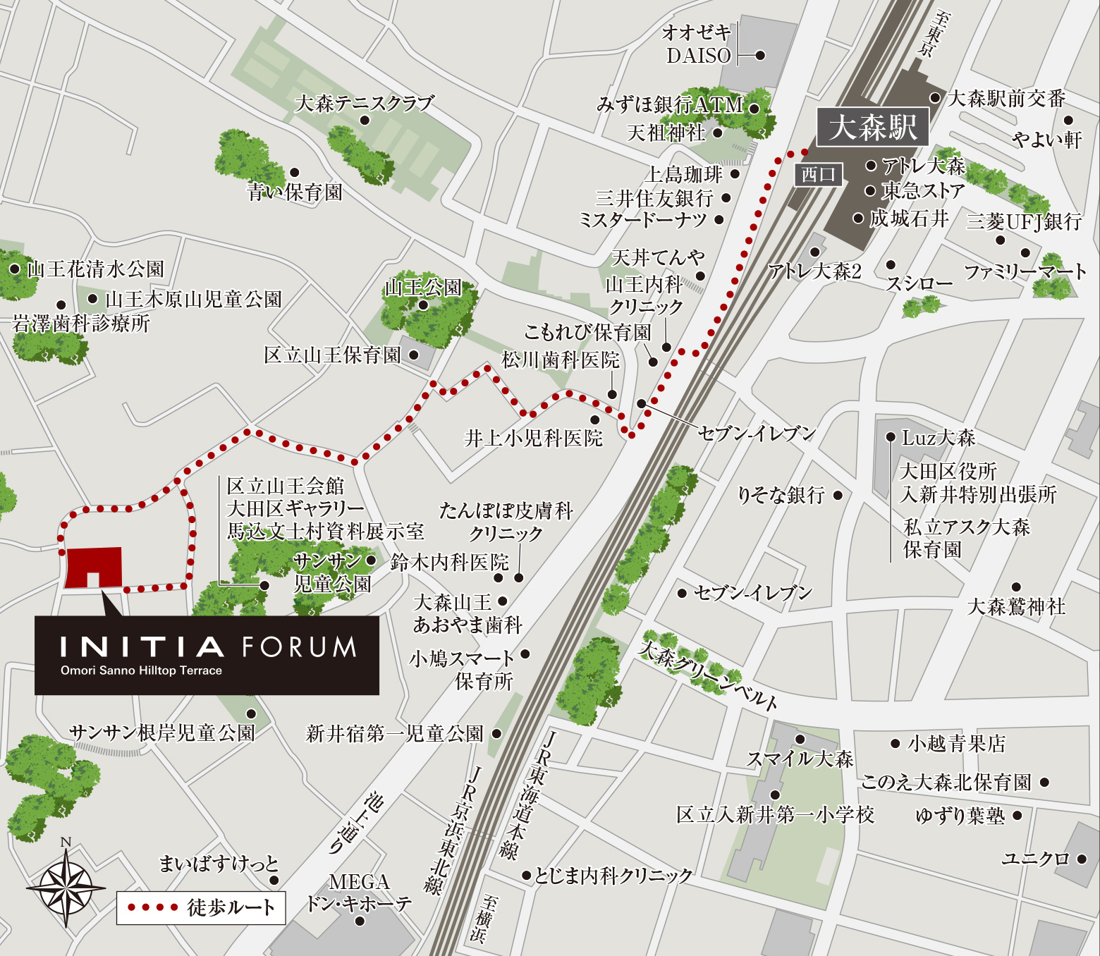 現地案内図