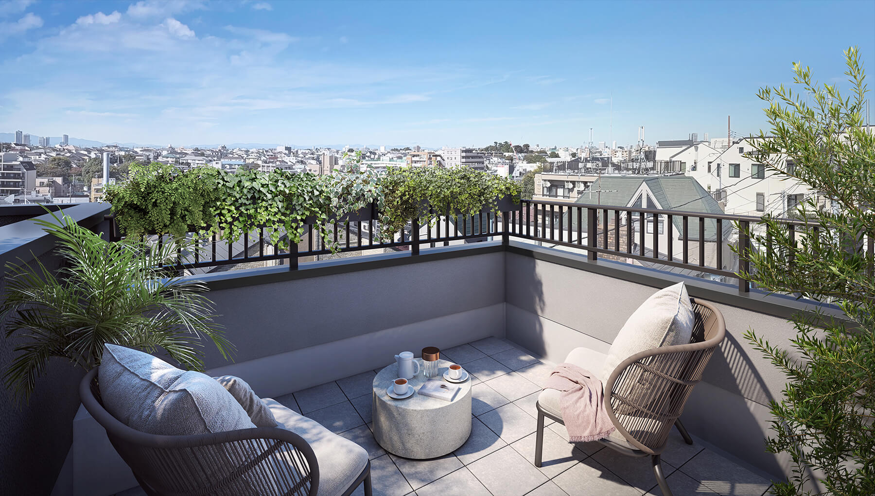 4号棟「SOLA TERRACE」完成予想CG