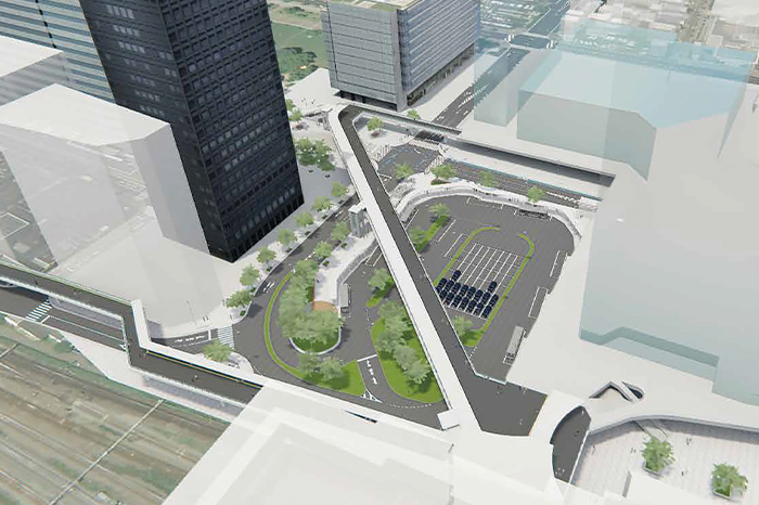 中野駅新北口駅前広場イメージ図