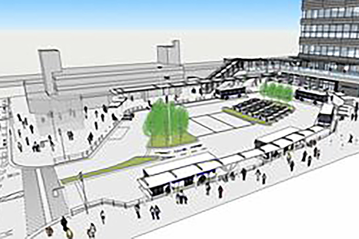 「中野」駅南口駅前広場 イメージ図