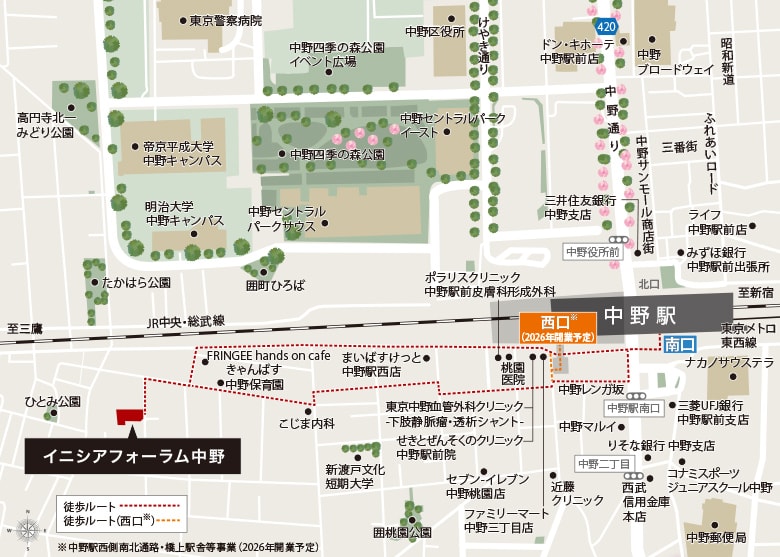 現地案内図