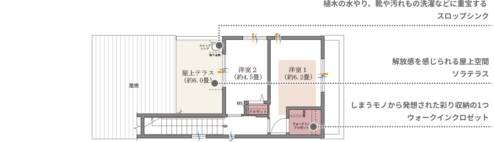 2号棟 3階 間取り図