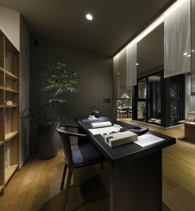 Cタイプモデルルーム：リビング・ダイニング・洋室（2）・バルコニー（2024年10月撮影）