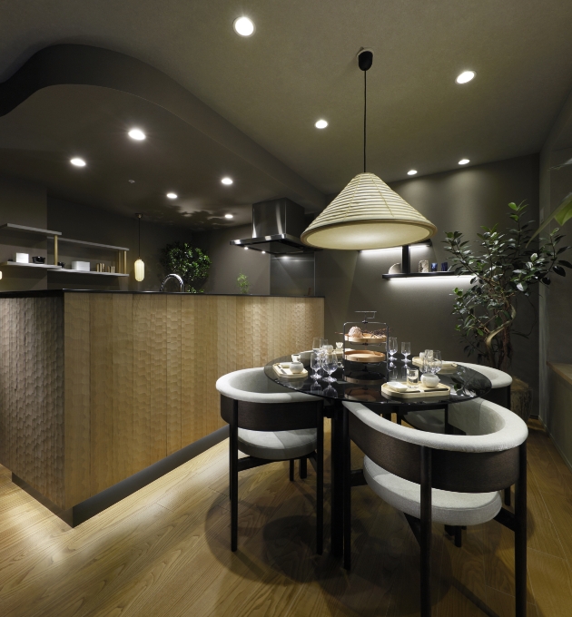 Cタイプモデルルーム：ダイニング・キッチン（2024年10月撮影）