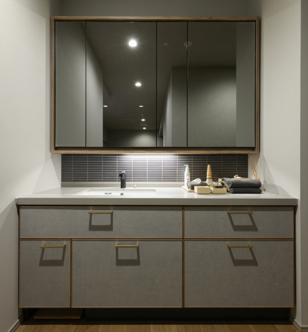 Cタイプモデルルーム：洗面室（2024年10月撮影）