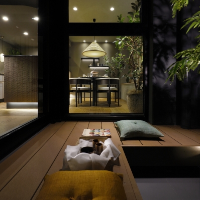 Cタイプモデルルーム：リビング・バルコニー（2024年10月撮影）