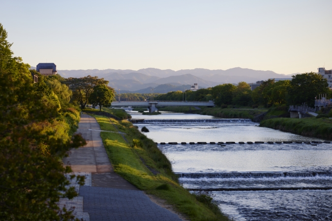 鴨川公園（現地より約530m 2024年5月撮影）